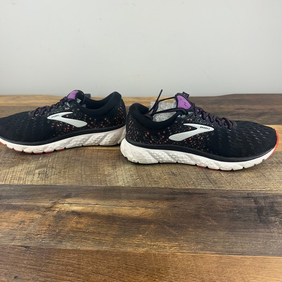 Brooks Glycerin 17 Women's Running Shoes Black Purple Orange Size US 7.5 - Picture 4 of 9